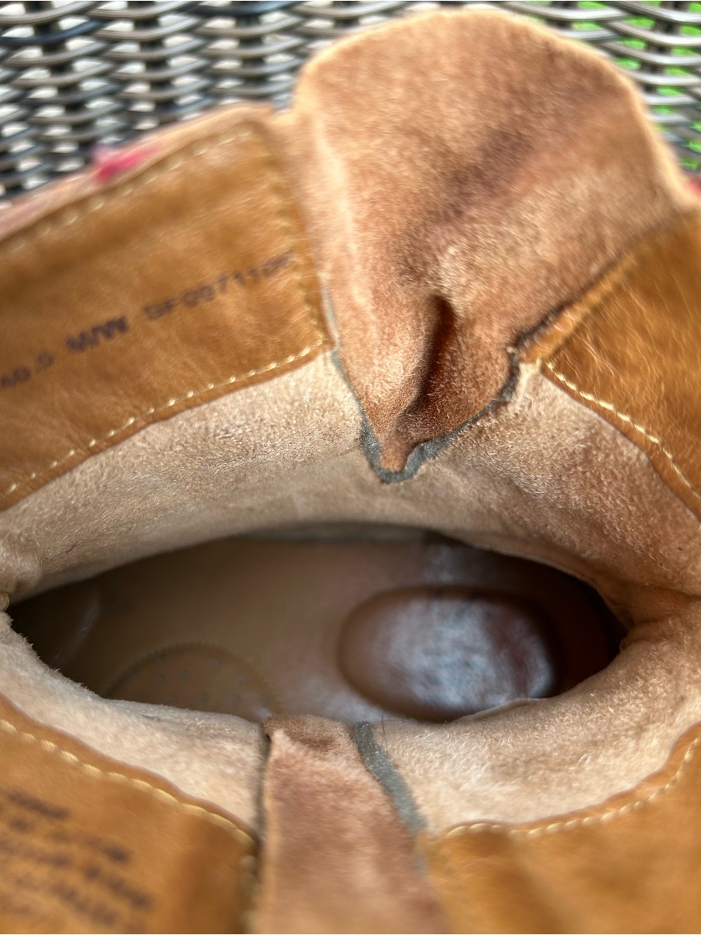 Sofft Tan Leather Bohi Boots with Aztec Woven Shaft adjustable sides side zipp - Picture 10 of 10
